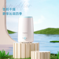 龙的(Longde)LD-BJ251E加湿器卧室婴儿用办公桌面大容量家用迷你低噪大雾量空气加湿净化