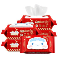 心相印(Mind Act Upon Mind)XCY080新春款大耳狗湿厕纸系列80片装湿巾*5包