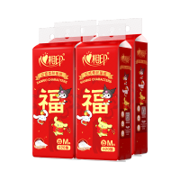 心相印(Mind Act Upon Mind)DT20320新春云感320抽4提四层悬挂式提装面巾纸