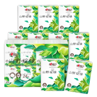 心相印(Mind Act Upon Mind)C4324向野而生手帕纸 4层7张*24包单条 湿水不易破