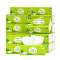 心相印(Mind Act Upon Mind)DT9100茶语精选M码三层100抽24包塑装面巾纸箱装