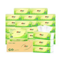 心相印(Mind Act Upon Mind)DT32110茶语丝享系列M码三层110抽27包塑料纸面巾箱装