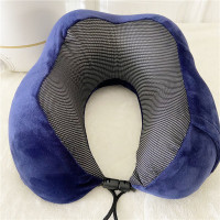啄木鸟(ZMNXG)旅行U型枕(蓝色)水晶绒(填充聚乙烯)