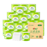 心相印(Mind Act Upon Mind)BT5312云感柔肤有芯4层卷纸110克*30卷箱装卫生纸