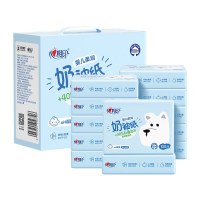 心相印(Mind Act Upon Mind)DT31100婴儿柔润奶被乳霜纸三层100抽18包装面巾纸 包装
