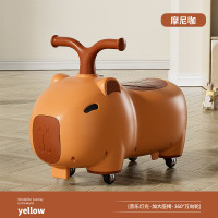 米迪象 儿童防侧翻扭扭车宝宝溜溜滑板车防走失玩具车静音闪光轮 pp轮 灯光音乐