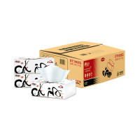 心相印(Mind Act Upon Mind)DT100商用中国风系列三层100抽24包亲肤柔韧纸面巾箱装