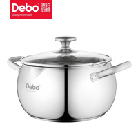 德铂(Debo)加百利汤锅304不锈钢煲汤锅燃气炉电磁炉通用DEP-753