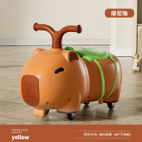 米迪象 儿童防侧翻扭扭车宝宝溜溜滑板车防走失玩具车静音闪光轮 pu轮 灯光音乐