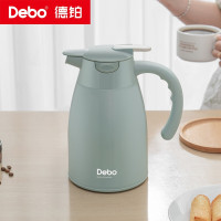 德铂(Debo)保罗304不锈钢家用真空保温壶1.2LDEP-879