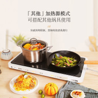 松下(Panasonic)金色 用途锅 聚嗨盘 电烤盘 网红锅多功能锅料理烧烤火锅一体锅左右独立控温 NF-M1-N