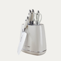 巧媳妇(SMART WIFE)鲸潮6件套K-1708B-6鲸潮六件刀具套装 7铬钼钒钢 厨房家用砍骨刀切肉切片刀菜刀组合