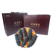 首鲜码头大连淡干海参干货辽刺参海鲜水产年货礼品盒淡干海参A款50g(10头)