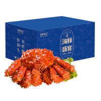 首鲜码头智利帝王蟹进口鲜活熟冻螃蟹水产海鲜礼盒智利帝王蟹B款600-800g/只