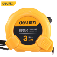 得力(deli) 3米钢卷尺 伸缩尺米尺公制3m*16mm DL9003B 6个起订