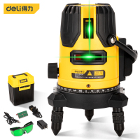 得力(deli) DL4161激光水平仪LD2线塑盒单电 高精度红外线自动打线2线投线仪 2个起订