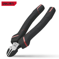 得力(deli)DL0204_省力型斜嘴钳6英寸 斜口钳剪线钳电工钳 3把起订