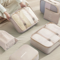 西屋(WESTINGHOUSE)斜纹干湿分仓六件套 XH04收纳袋行李箱整理衣服分装旅游衣物