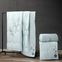 约克罗兰 艾草驱蚊夏凉被夏季空调被单双人纤维被YB1205 150cm*200cm