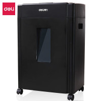 得力(deli) 9904 德国5级保密碎纸机 多功能办公碎纸机 20L黑