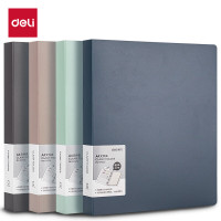 得力(deli)PP4孔夹+11孔资料袋 学生试卷袋档案资料合同标书票据大容量资料袋 办公用品颜色随机 64526