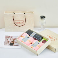 约克罗兰 沐浴组合套装毛巾洗脸巾可爱小熊毛巾礼盒 3708 毛巾33*74cm