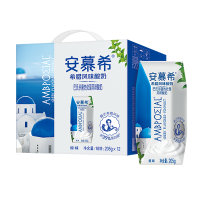 伊利安慕希希腊风味酸奶 经典原味 205g*12盒