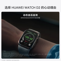 华为(HUAWEI)WATCH D2幻夜黑 智能手表动态血压监测一键微体检再升级多种健康研究轻巧时尚华为新款血压表