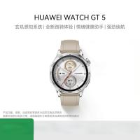 华为(HUAWEI)WATCH GT 5 46mm 苍山灰 氟橡胶表带 华为智能手表情绪健康助手玄玑感知系统