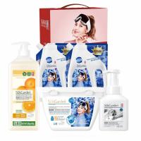 蔬果园 SGY2508蓝风铃洗衣液五件套3.14KG 家庭清洁洗护套装