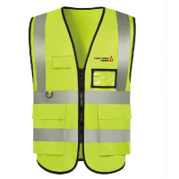 京嘉(JINGJIA) 户外 绿色荧光马甲 活动马甲 可印LOGO 可定制
