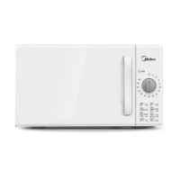 美的(Midea)微波炉转盘式快捷微波高效加热 易洁速热微波炉双旋钮微烤一体 M100-转盘式20L