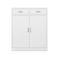 沃盛 办公文件柜 档案柜铁皮柜书柜资料整理柜子 二斗下节柜 850*390*1000