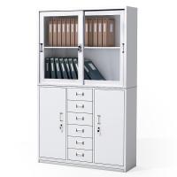 沃盛 办公文件柜 档案柜铁皮柜书柜资料整理柜子 宽中六斗文件柜 1180*390*1800