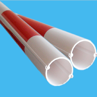 水龙珠(SHUILONGZHU)红白拉线管跨路警示管 25mm*2m国标 20根起订