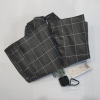 天堂伞339s经典苏格兰风格子三折伞晴雨简约便携折叠伞7骨一人用直径95cm