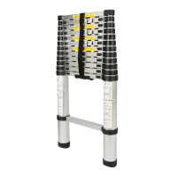 兴航发XHF-ZJ44铝合金竹节直梯4.4M铝合金梯子 竹节梯伸缩梯子加厚