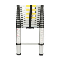 兴航发XHF-ZJ58铝合金竹节直梯5.8M铝合金梯子 竹节梯伸缩梯子加厚