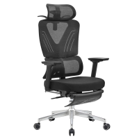 沃盛午休椅网布面料员工午休椅观大方的高弧度尼龙脚现代椅子转椅