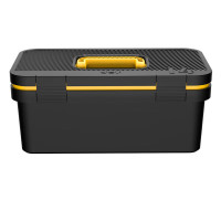 得力(deli)DL432814时尚款工具箱14寸(黑)6只起订