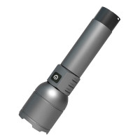 得力(deli)DL551028手电筒1200lm3000mAh变焦白激光(灰)(个)