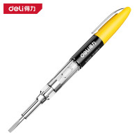 得力(deli)DL382150测电笔150-1500V AC矿用(黄)12支起订
