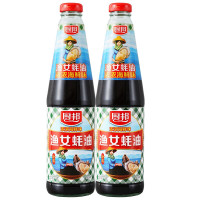 厨邦渔女蚝油700g*2[0脂肪] 优质蚝汁 炒蘸拌烤提鲜调料