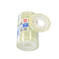 得力 透明胶带文具胶带 透明胶 玻璃胶14y小胶带 30001 (12卷/筒)8mm*27.4米窄 10筒/件