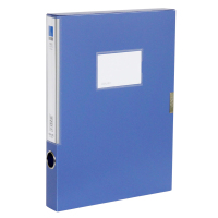 得力5682 档案盒(蓝)(只)(宽35mm) 12个/件