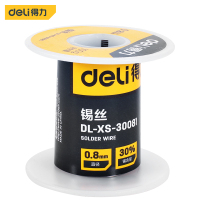 得力(deli) 免清洗焊锡丝100g直径0.8mm DL-XS-30081 10卷/件