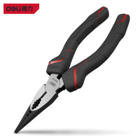 得力工具DL0103_省力型尖嘴钳6英寸 多功能电工钳 6把/件