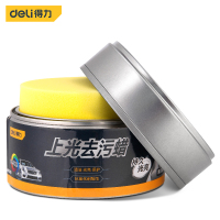 得力(deli) DL491300 汽车车漆去污上光蜡RoHs认证300g 含上光打蜡海绵 3个装