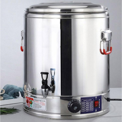 乐创(lecon)商用蒸煮桶 电热不锈钢保温桶 40L