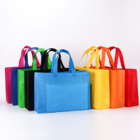 优橙 手提文件袋广告宣传无纺布袋子 多色可选可定制logo 横版 大号 500个起订